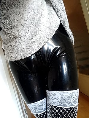 [OC] Start The Weekend With Latex Under Comfy Clothes'