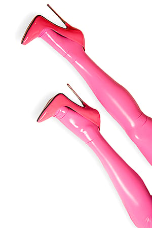 My Babypink Latex Legs 💗'