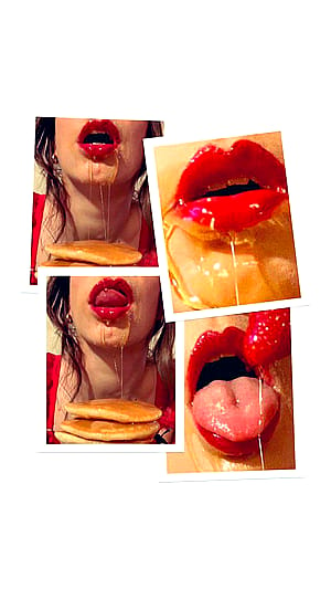 Happy Pancake Day! Shiny Syrup Lips 🤤'