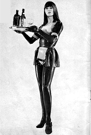 An Old Image Of A Rubber Maid!'