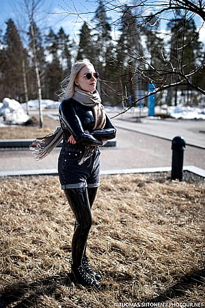 A Windy Day To Wear Latex'