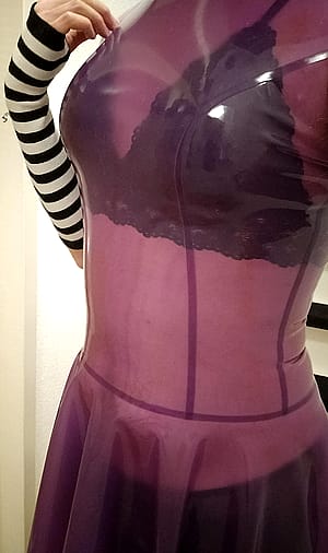 [OC] Purple See-through Latex 💜'