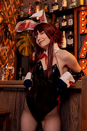 Hey, Kazuma! Are You Up For Some Fun? - My Bunny Megumin Cosplay - By Murrning_Glow'