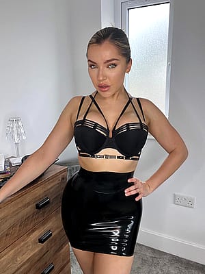 I’ve Been Enjoying This Latex Skirt Recently'