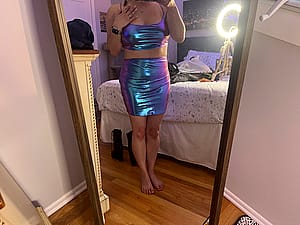 New Shiny Outfit For A Music Festival'