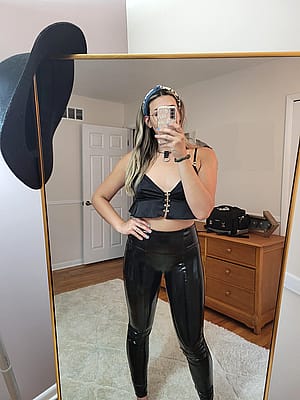 Love These PVC Spanx Leggings A Must Have In Every Girls Closet Imo'