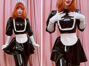 Latex Maid At Your Service ~🖤'