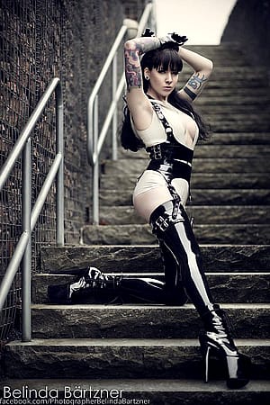 Psylocke On The Stairs'