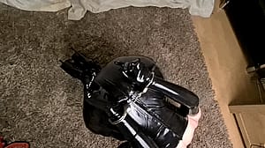 Cuffed Latex Slut'