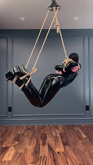 Restrained And Gagged In The Air'