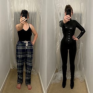 Before and after latex'