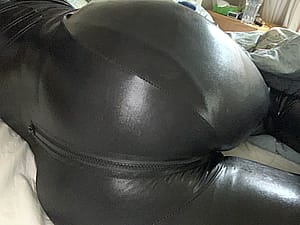 First Post, But How Does My Ass Look In My Pvc Catsuit? 🥺'