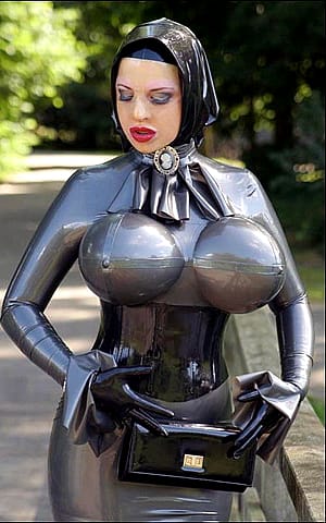 Mary Jale With Big Latex Boobs'