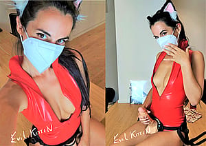 Playful Latex Kitten Wants To Play :P'