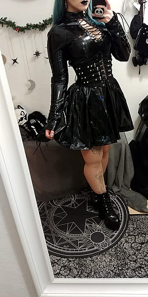 I Wish I Would Not Ever Have To Take This Dress Off So Shiny And Nice 😍 OC'