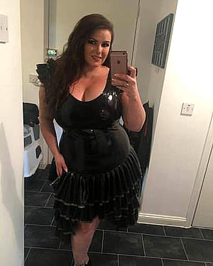 Busty Lady In A Dress'