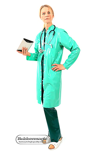 Doctor In Green Latex Blanket'