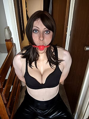 Self Bondage Gagged My Favourite Moment 🥰'