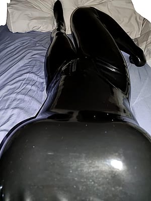 Sleeping In Full Latex Suit As Pajamas'