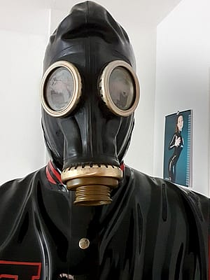 Gas Mask And Latex Evening'