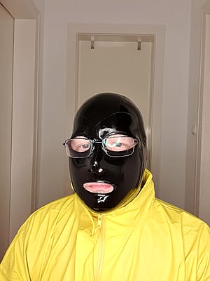 Saturday Evening With Latex And New Raincoat'